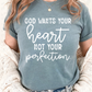 RTS God wants your heart - ADULT SCREEN PRINT TRANSFER