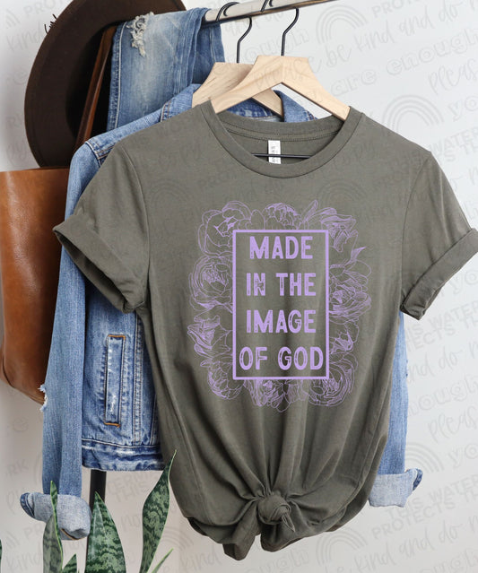 RTS- MADE IN THE IMAGE OF GOD - ADULT SCREEN PRINT TRANSFER