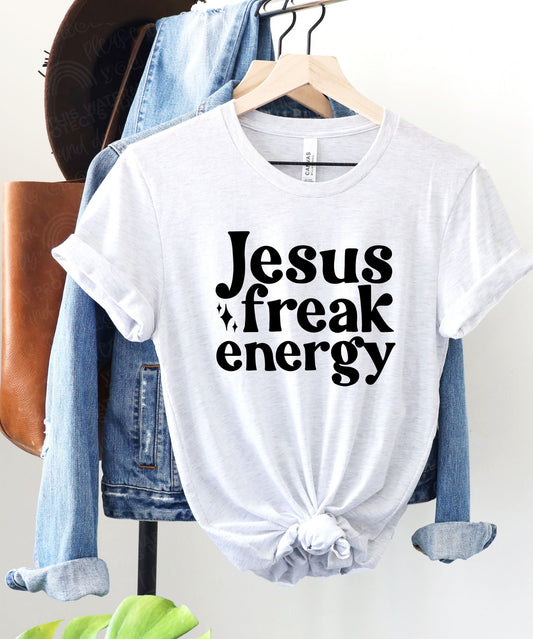 RTS - Jesus freak energy - ADULT SCREEN PRINT TRANSFER**