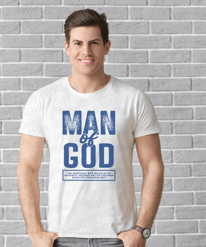 RTS - man of God - ADULT SCREEN PRINT TRANSFER**