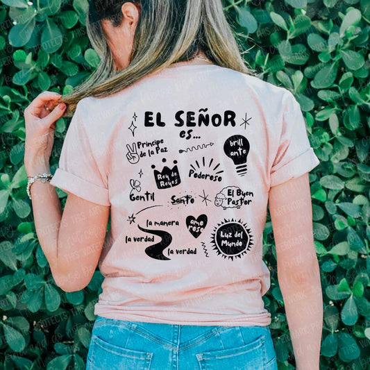 RTS -  EL SENOR  - ADULT SCREEN PRINT FAITH BASED TRANSFER