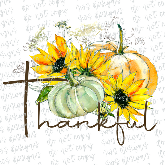 Thankful PNG Digital Download