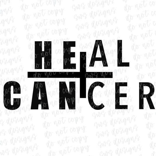 He Can Heal Cancer PNG Digital Download