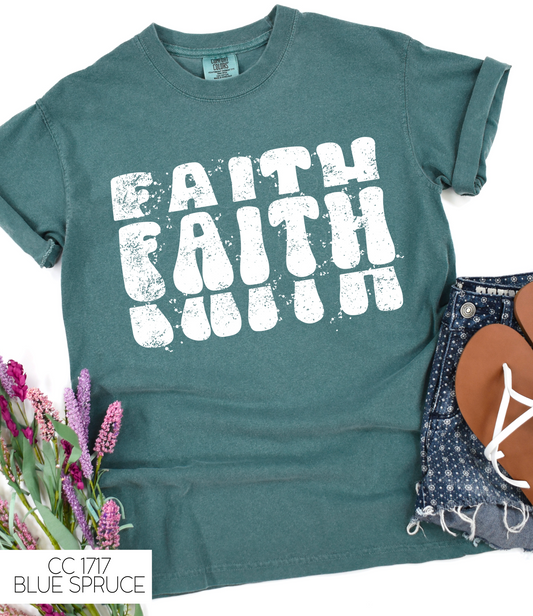 RTS - FAITH STACKED- ADULT SCREEN PRINT FAITH BASED TRANSFER