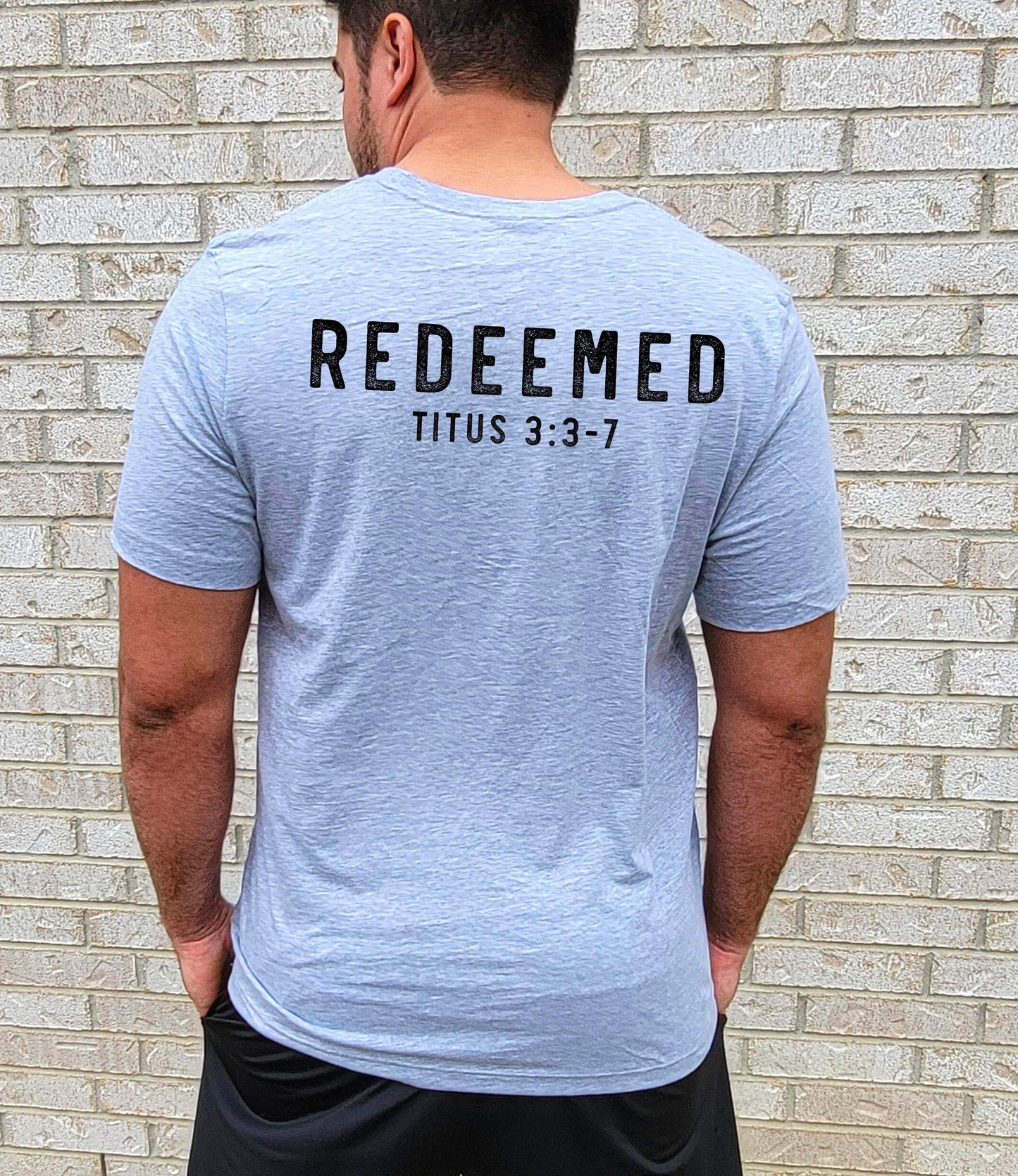 RTS -  REDEEMED TITUS - ADULT SCREEN PRINT FAITH BASED TRANSFER