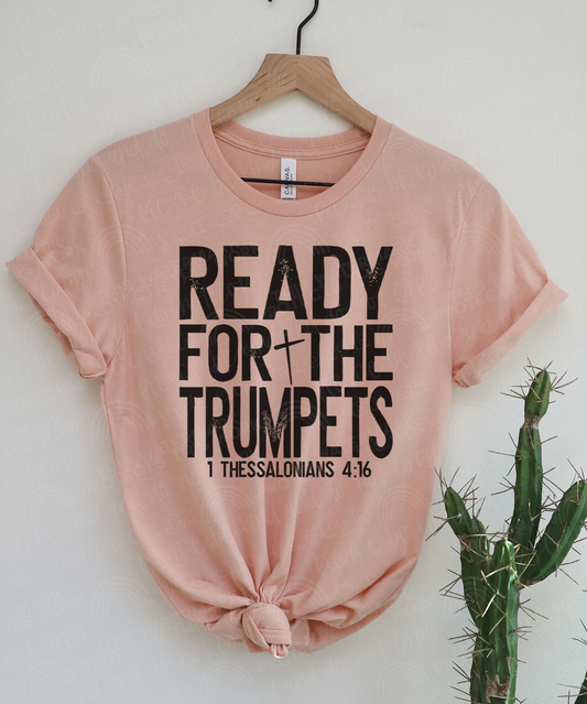 RTS- ready for the trumpets - ADULT SCREEN PRINT TRANSFER