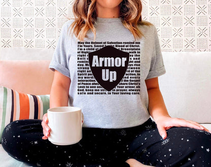 RTS - ARMOR UP  - ADULT SCREEN PRINT FAITH BASED TRANSFER