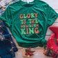 RTS - GLORY TO THE NEWBORN KING FULL COLOR - ADULT SCREEN PRINT FAITH BASED TRANSFER