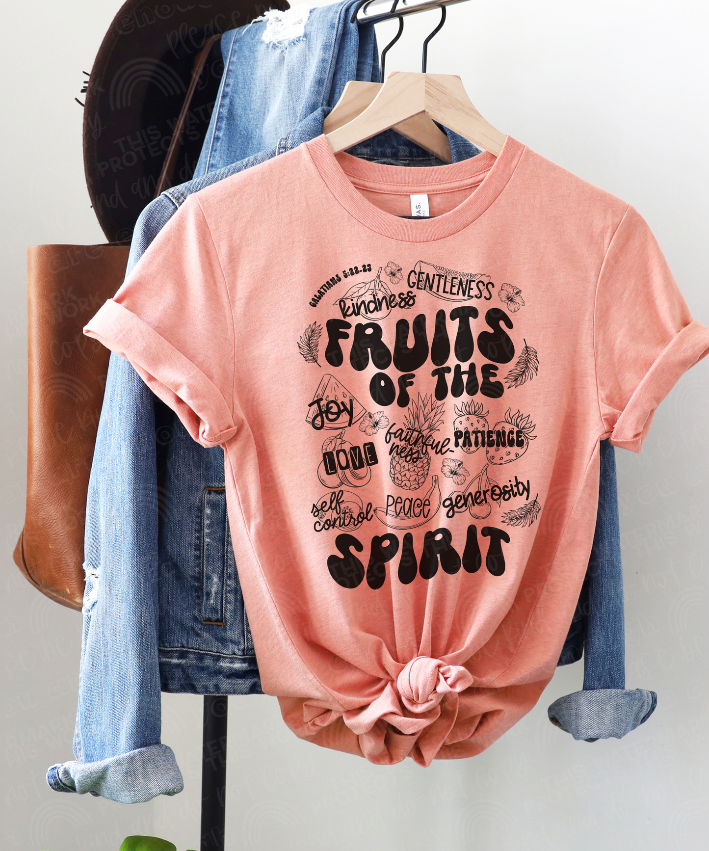 RTS - Fruit of the spirit - ADULT SCREEN PRINT TRANSFER**